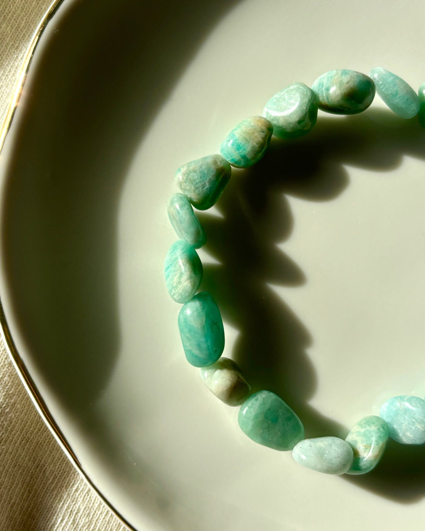Natural Larimar - Armband