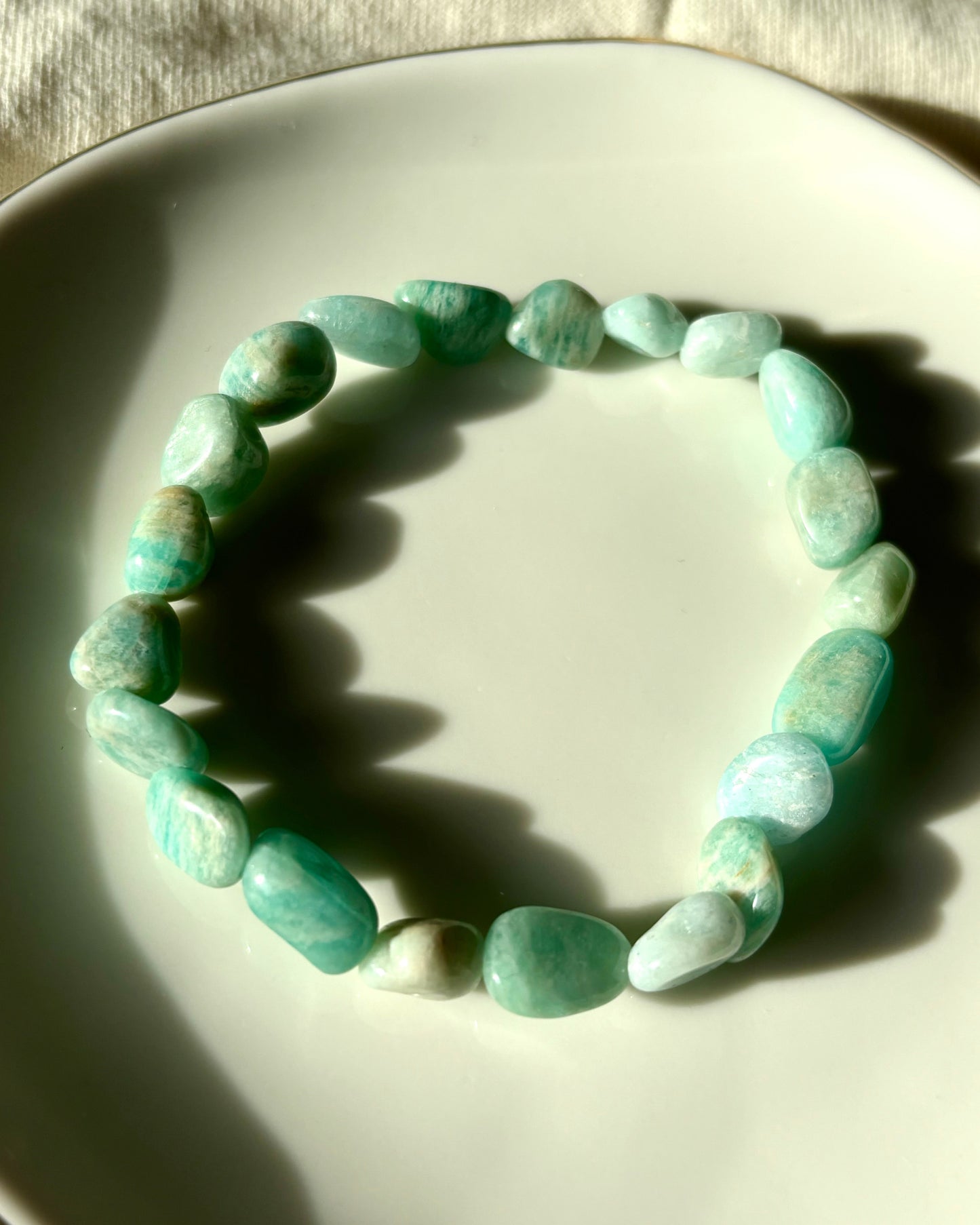 Natural Larimar - Armband
