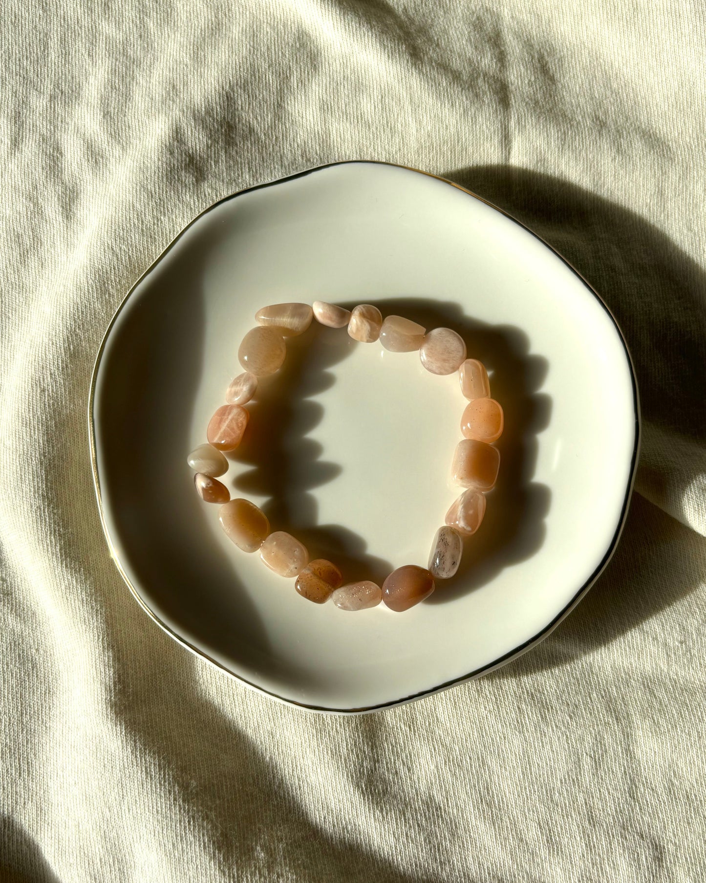 Natural Sunstone- Armband