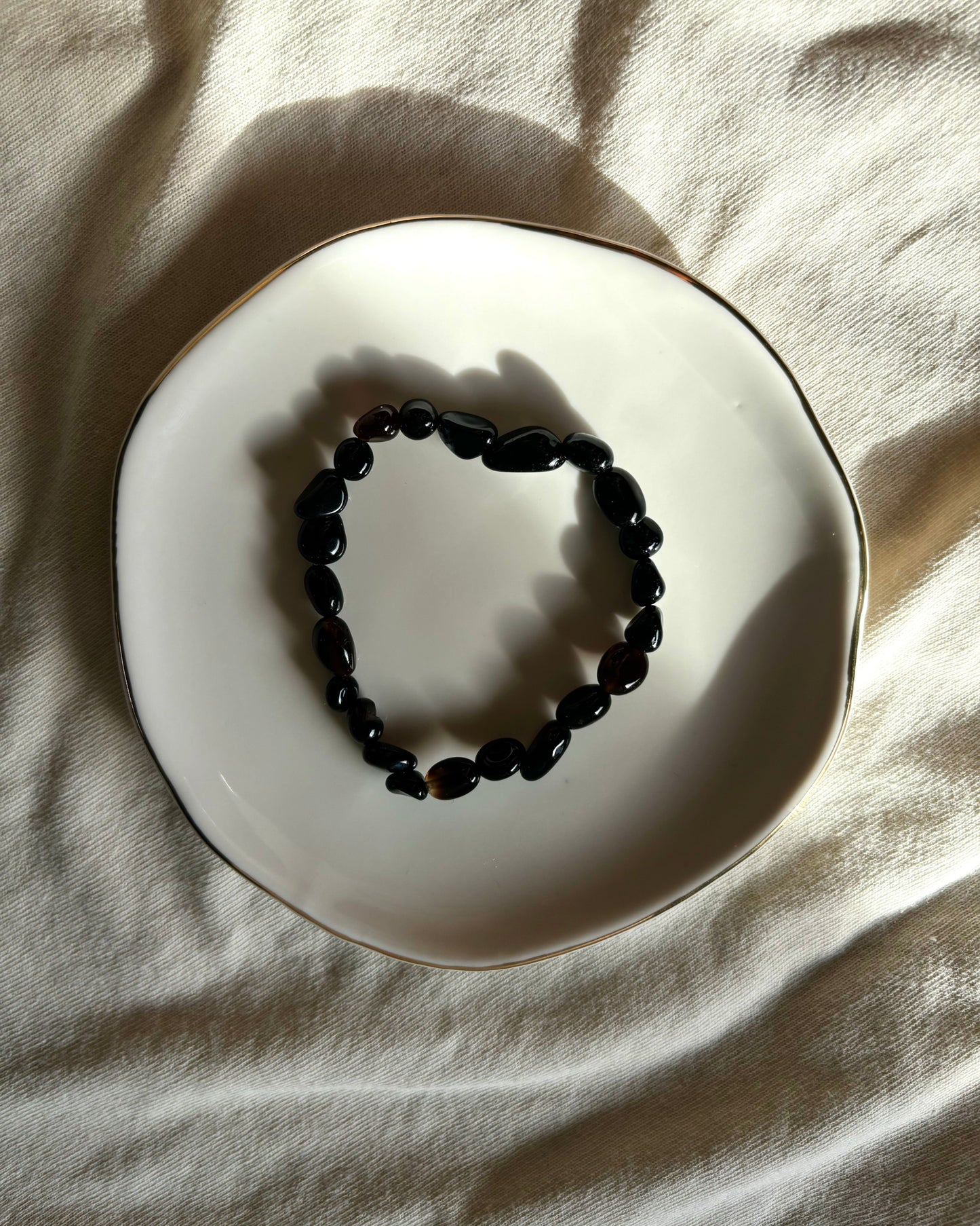 Natural Obsidian - Armband