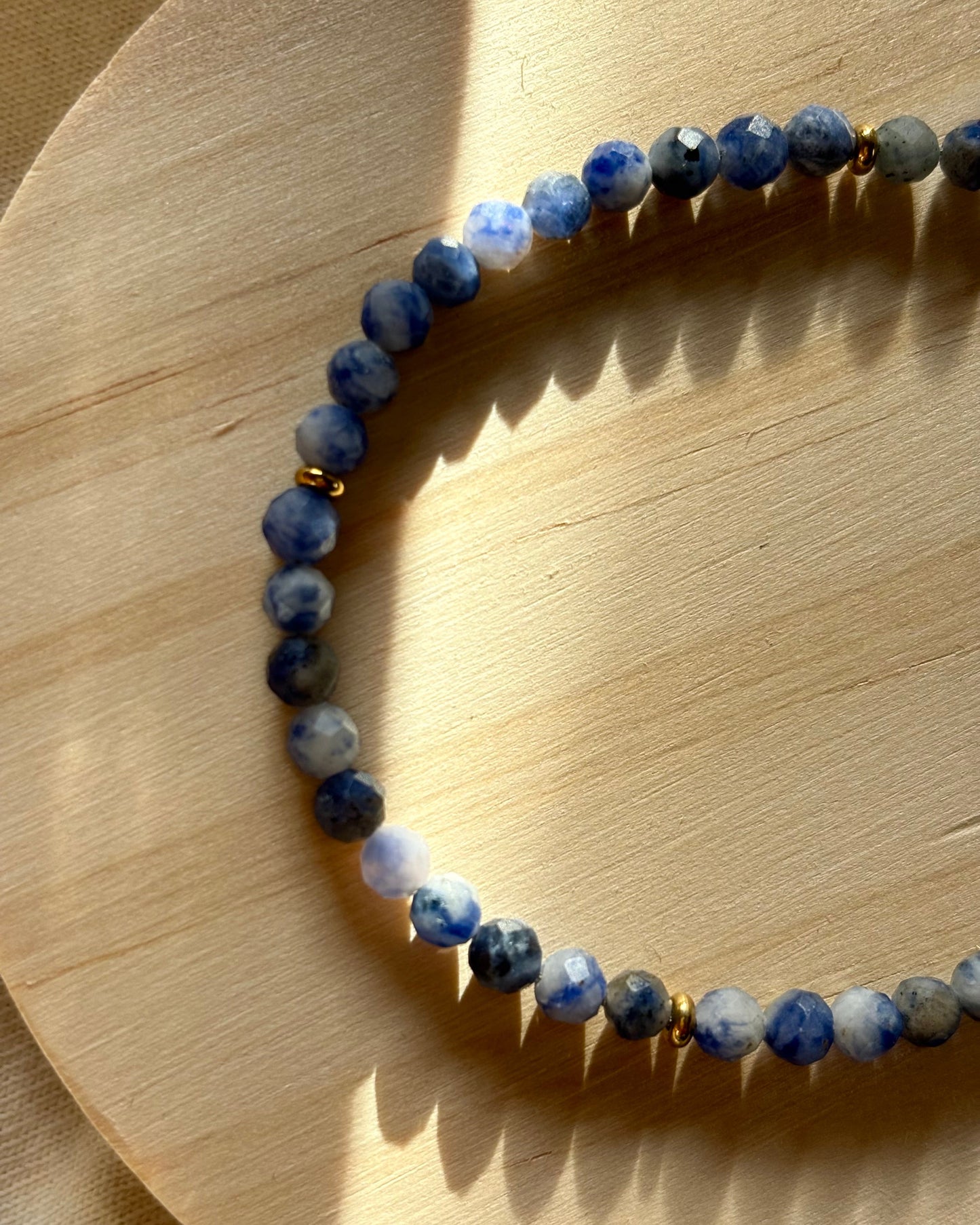 Blue Spot Stone - Armband