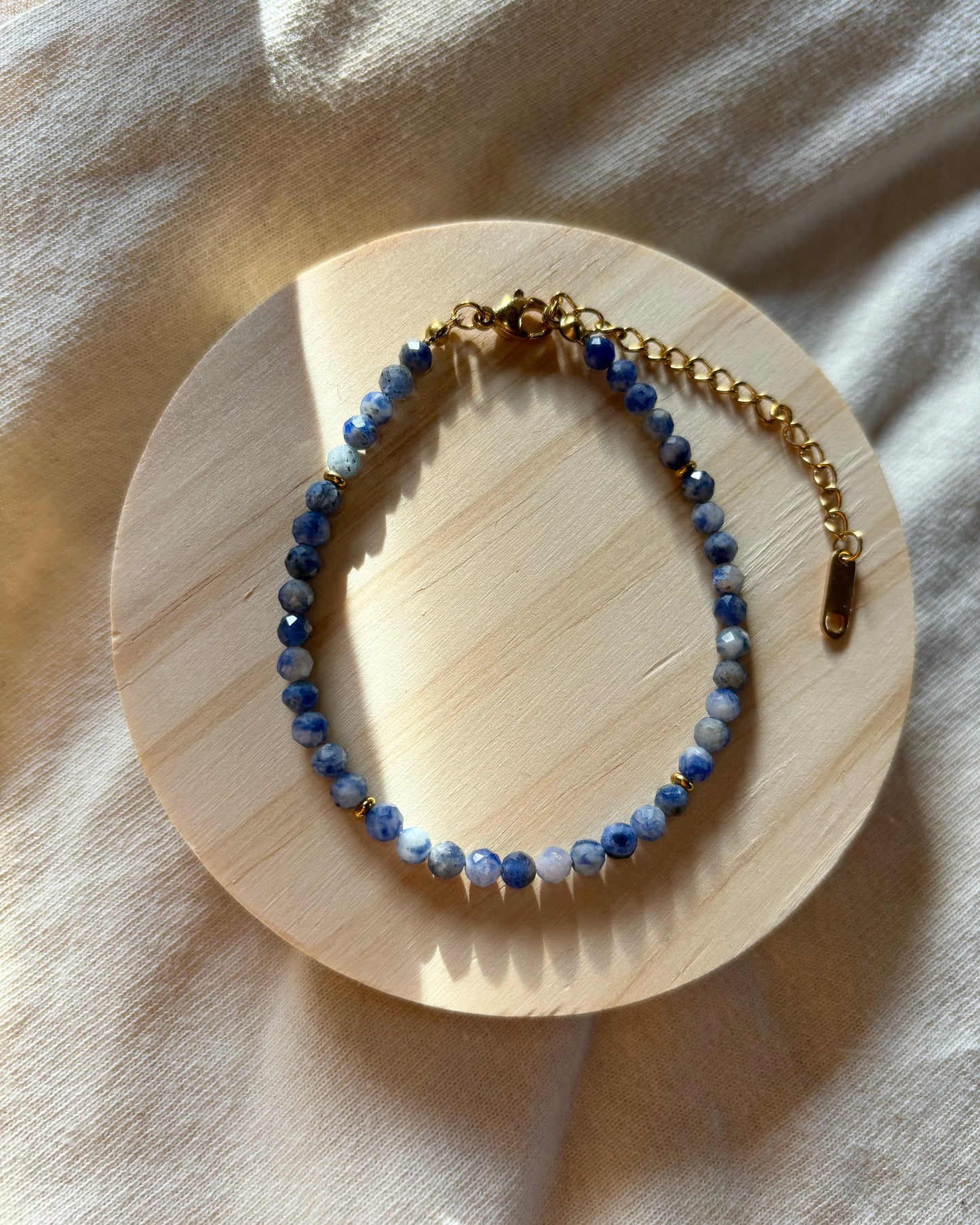 Blue Spot Stone - Armband
