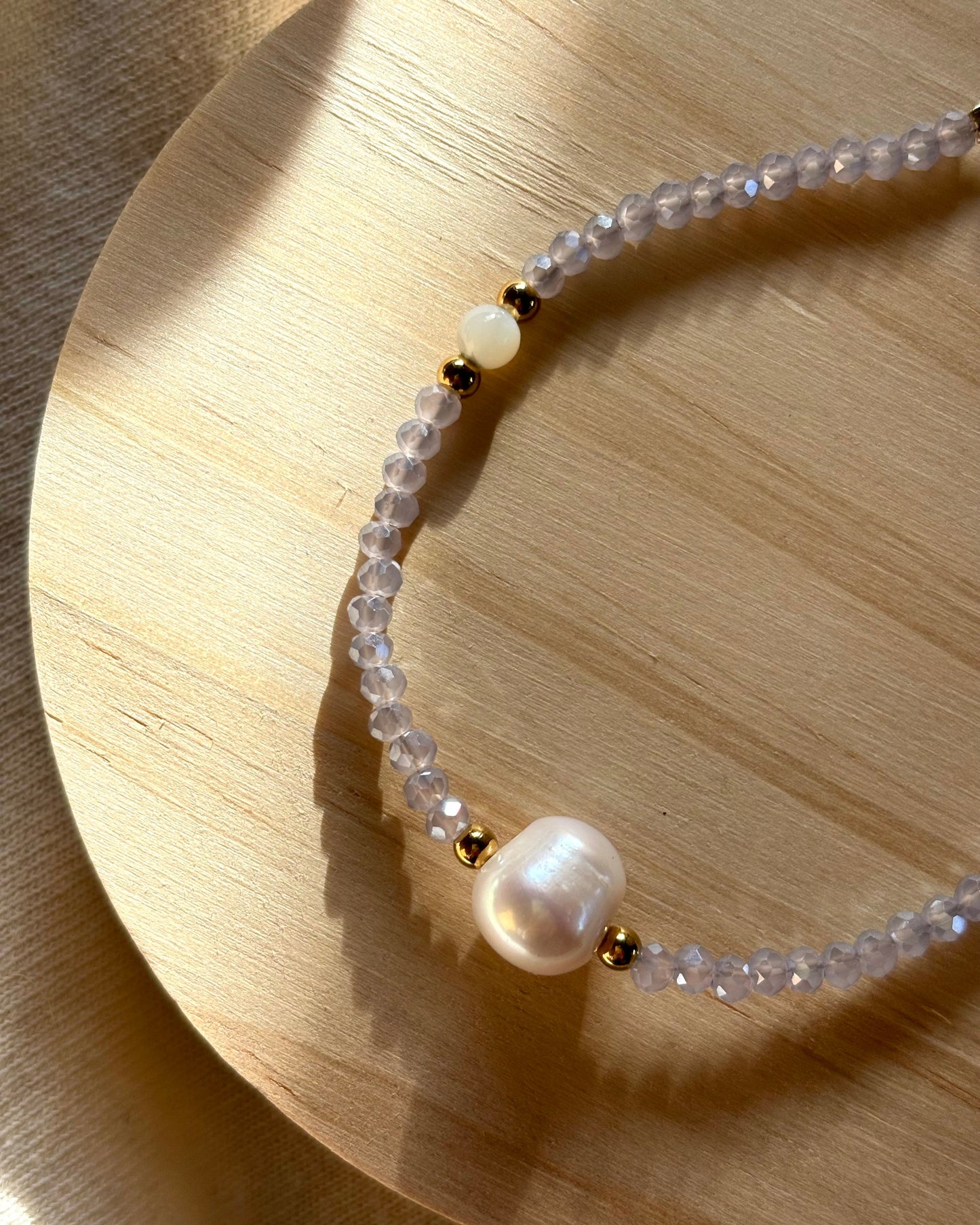 Mix Amethyst Perlen - Armband