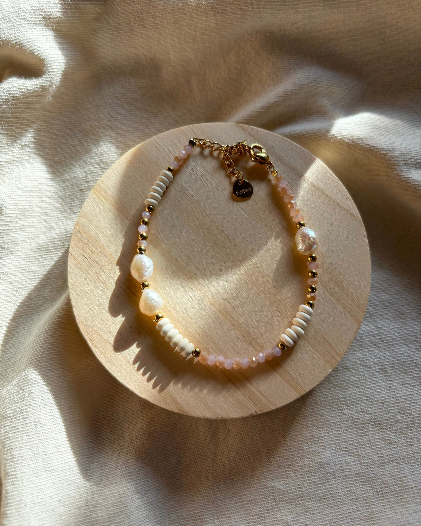 Mix Sunstone Perlen - Armband