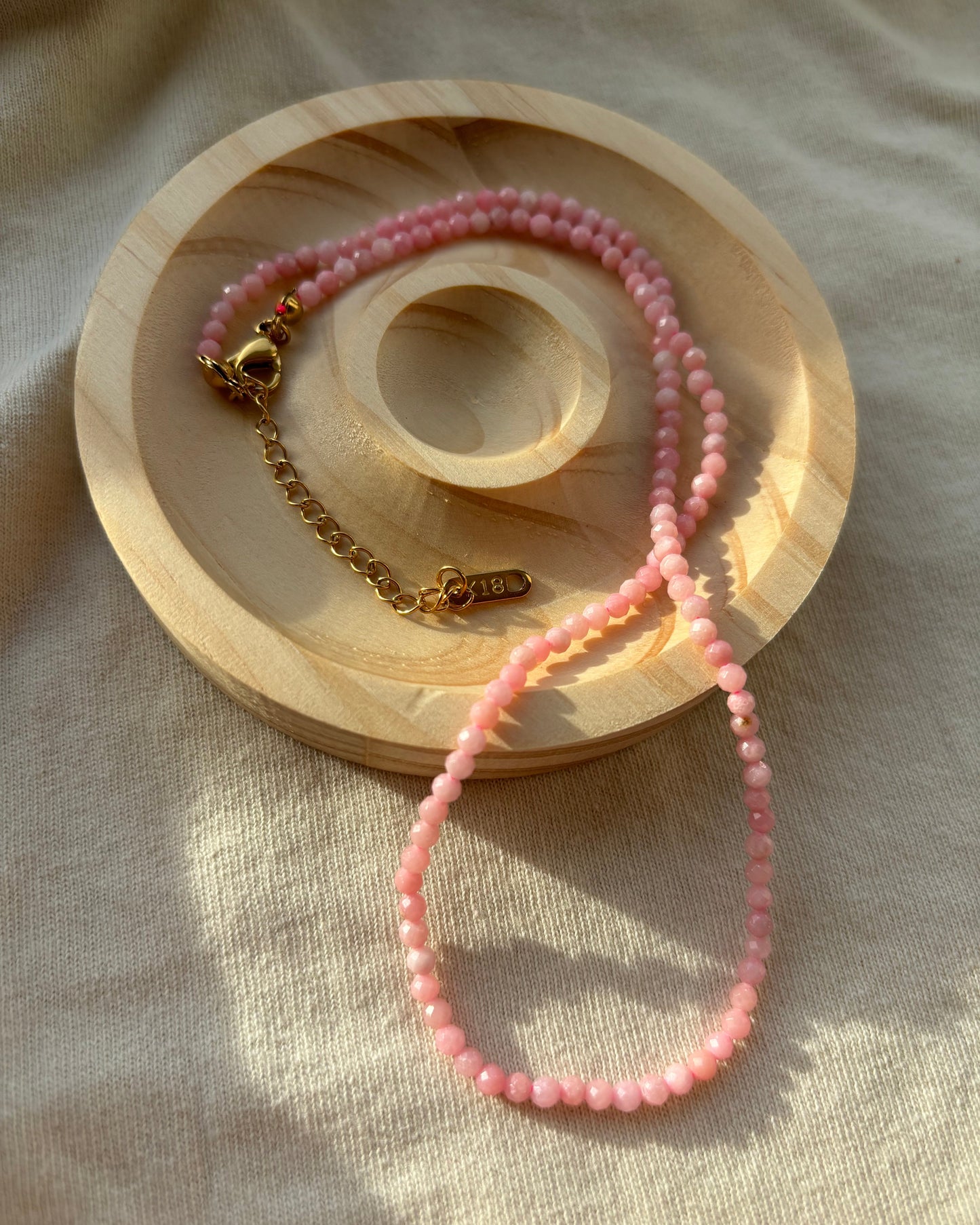 Jade Pink - Halskette