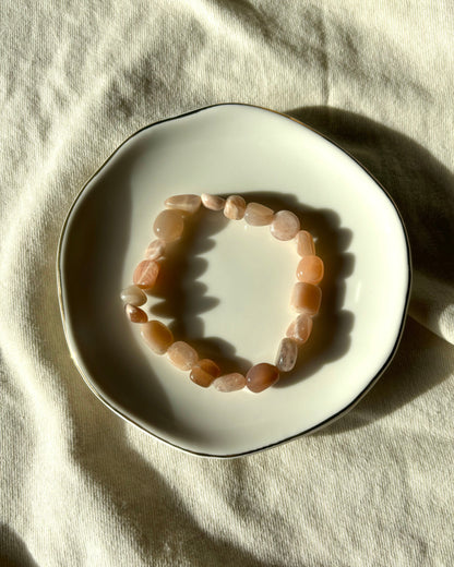 Natural Sunstone- Armband